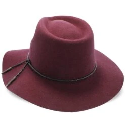 Monterey - Walrus Hats Light Brown Wool Felt Wide Brim Fedora Hat - H7010 -Hat Shop walrus hats fedora monterey walrus hats light brown wool felt wide brim fedora hat h7010 hat 16524407210124