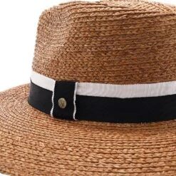 South Beach - Walrus Hats Natural Raffia Straw Fedora Hat 29 South Beach - Walrus Hats Natural Raffia Straw Fedora Hat -Hat Shop walrus hats fedora walrus hats natural raffia straw fedora hat w black white band hat 16700218966156