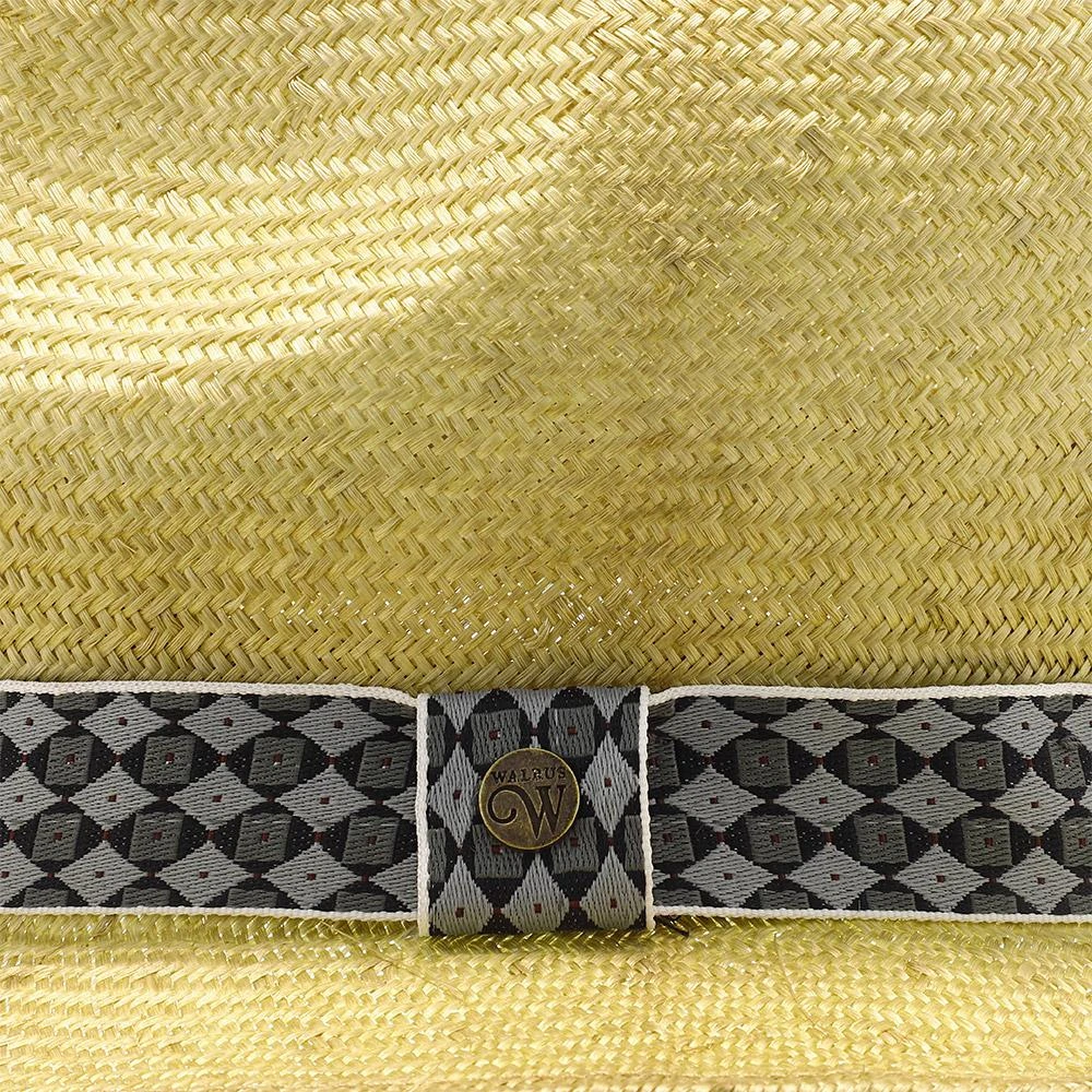 Midnight Luxe - Walrus Hats Sisal Straw Fedora Hat W/ Band 14 Midnight Luxe - Walrus Hats Sisal Straw Fedora Hat W/ Band - Image 14