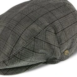 Director - Walrus Hats Grey Plaid Polyester Ivy Cap -Hat Shop walrus hats ivy director walrus hats grey plaid polyester ivy cap hat 16524496863372