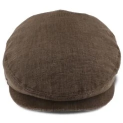 Downtown - Walrus Hats Linen/Cotton Blend Ivy Cap -Hat Shop walrus hats ivy downtown walrus hats mocha linen cotton blend ivy cap hat 16524492308620