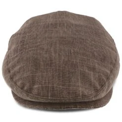 Downtown - Walrus Hats Linen/Cotton Blend Ivy Cap -Hat Shop walrus hats ivy downtown walrus hats mocha linen cotton blend ivy cap hat 16524492341388