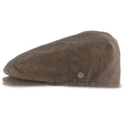 Downtown - Walrus Hats Linen/Cotton Blend Ivy Cap -Hat Shop walrus hats ivy downtown walrus hats mocha linen cotton blend ivy cap hat 16524492374156