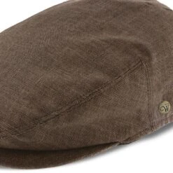 Downtown - Walrus Hats Linen/Cotton Blend Ivy Cap -Hat Shop walrus hats ivy downtown walrus hats mocha linen cotton blend ivy cap hat 16524492734604