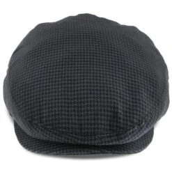 The Blazer - Walrus Hats Navy/Green Houndstooth Polyester Ivy Cap -Hat Shop walrus hats ivy the blazer walrus hats navy green houndstooth polyester ivy cap hat 16524496142476