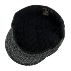 Walrus Hats Tribeca Wool Flat Cap -Hat Shop walrus hats ivy tribeca walrus hats grey tweed patchwork ivy cap hat 16708435935372