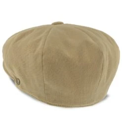 Beckham - Walrus Hats Tan Cotton 8 Panel Newsboy Cap -Hat Shop walrus hats newsboy beckham walrus hats tan cotton 8 panel newsboy cap hat 16524497911948