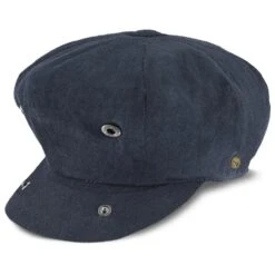 Denim Eight - Walrus Hats Navy Cotton 8 Panel Newsboy Cap -Hat Shop walrus hats newsboy denim eight walrus hats navy cotton 8 panel newsboy cap hat 16524504137868