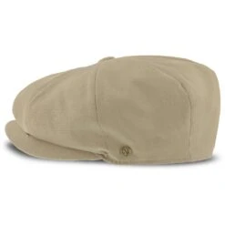 Hampton - Walrus Hats Sand Linen 8 Panel Newsboy Cap -Hat Shop walrus hats newsboy hampton walrus hats sand linen 8 panel newsboy cap hat 16524486803596