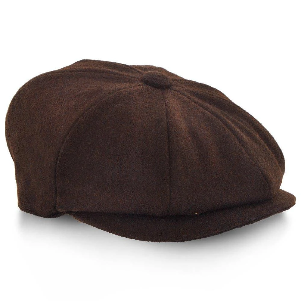 Shelby - Walrus Hat Wool Blend 8 Panel Newsboy Cap 9 Shelby - Walrus Hat Wool Blend 8 Panel Newsboy Cap - Image 9