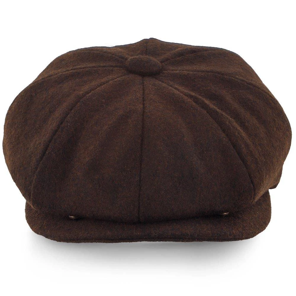 Shelby - Walrus Hat Wool Blend 8 Panel Newsboy Cap 14 Shelby - Walrus Hat Wool Blend 8 Panel Newsboy Cap - Image 14