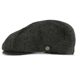Shelby - Walrus Hats Grey Herringbone Wool Blend 8 Panel Kids Newsboy Cap (Toddler, Boys, Youth) -Hat Shop walrus hats newsboy shelby walrus hats grey herringbone wool blend 8 panel kids newsboy cap toddler boys youth hat 16524503023756