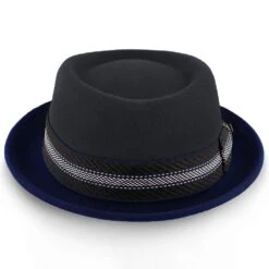 Tribute - Walrus Hats Wool Felt Pork Pie Hat - H7008 -Hat Shop walrus hats porkpie tribute walrus hats wool felt pork pie hat h7008 hat 16708422566028