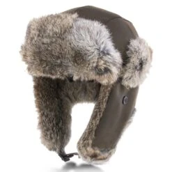 Walrus Hats Genuine Rabbit Fur Brown Trapper Hat -Hat Shop walrus hats trapper walrus hats genuine rabbit fur brown trapper hat hat 16700549857420