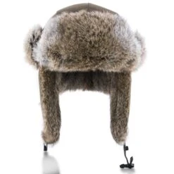 Walrus Hats Genuine Rabbit Fur Brown Trapper Hat -Hat Shop walrus hats trapper walrus hats genuine rabbit fur brown trapper hat hat 16700553527436