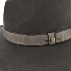 Stingray - Walrus Hats Grey Wide Brim Wool Felt Fedora Hat -Hat Shop walrus hats wide brim grey one size fits most stingray walrus hats grey wide brim wool felt fedora hat hat 16524567380108