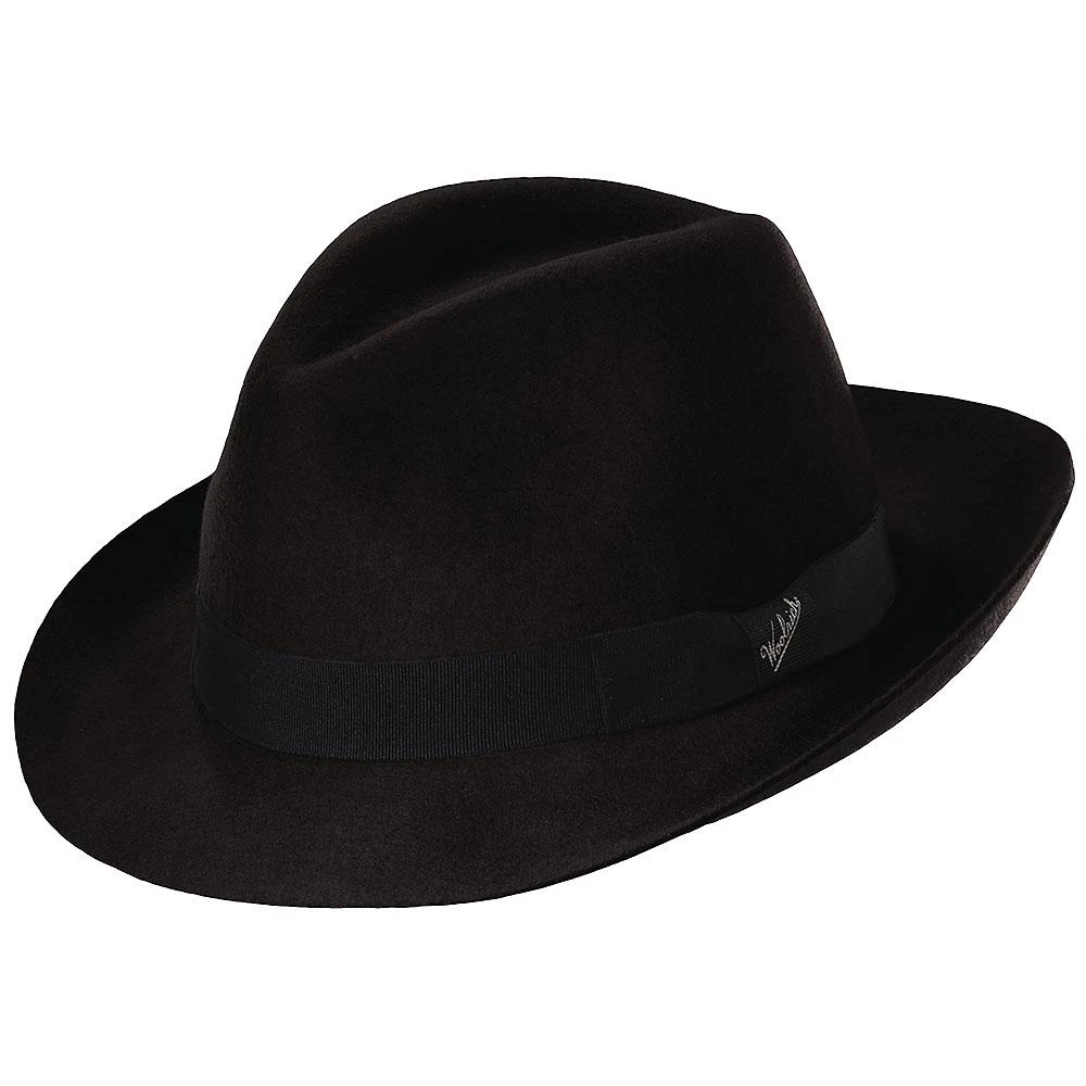 Lascar - Woolrich W5052 Grey Wool Felt Crushable Fedora Hat 2 Lascar - Woolrich W5052 Grey Wool Felt Crushable Fedora Hat - Image 2